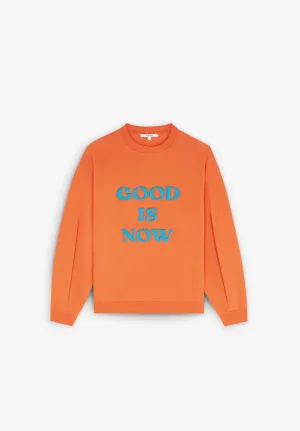 SLOGAN PRINT SWEATSHIRT