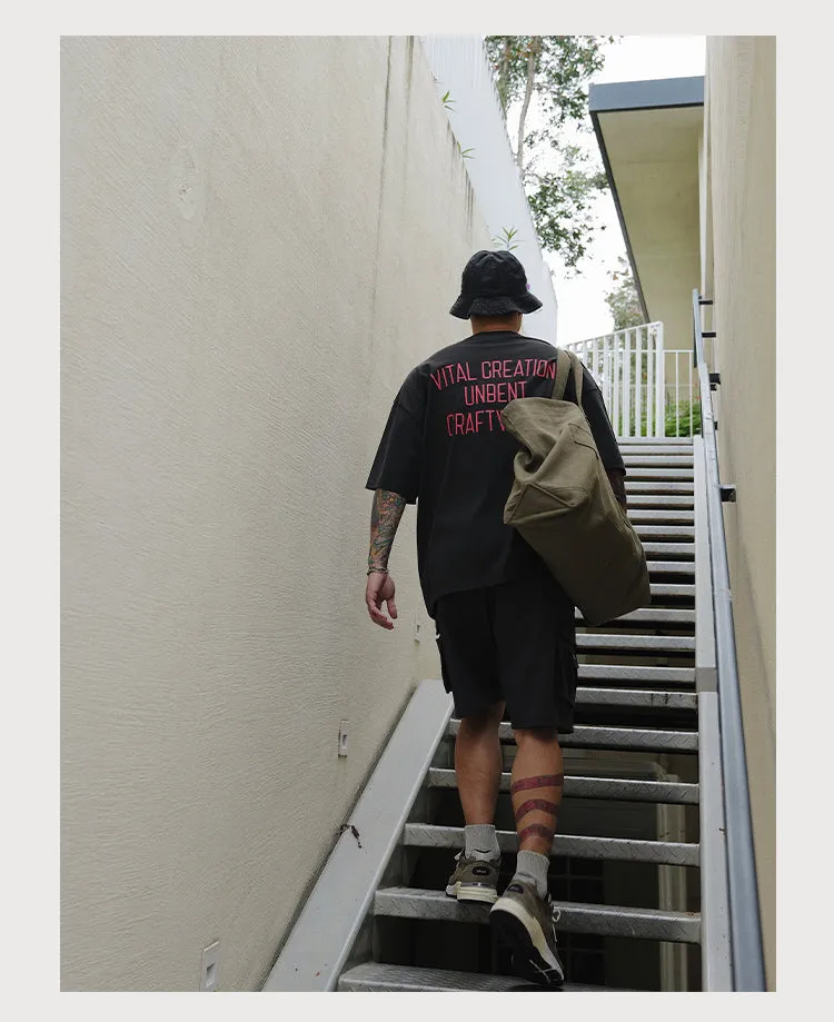 Slogan Print Tee