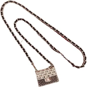 Small Belt Bag Women Mini Crossbody Purse Y2k Metal Gold Purses Vintage 2000s Accessories