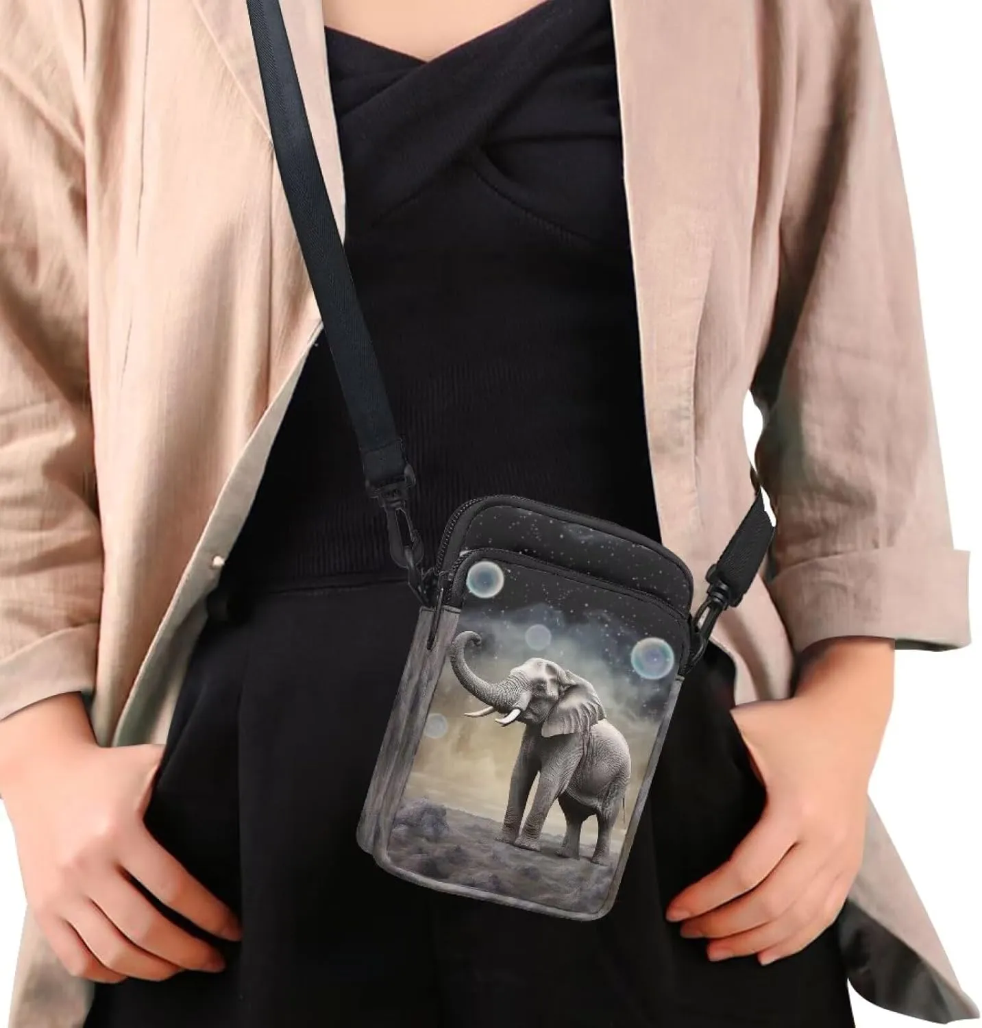 Small Crossbody Bags for Women Travel Zipper Cell Phone Bag with Strap