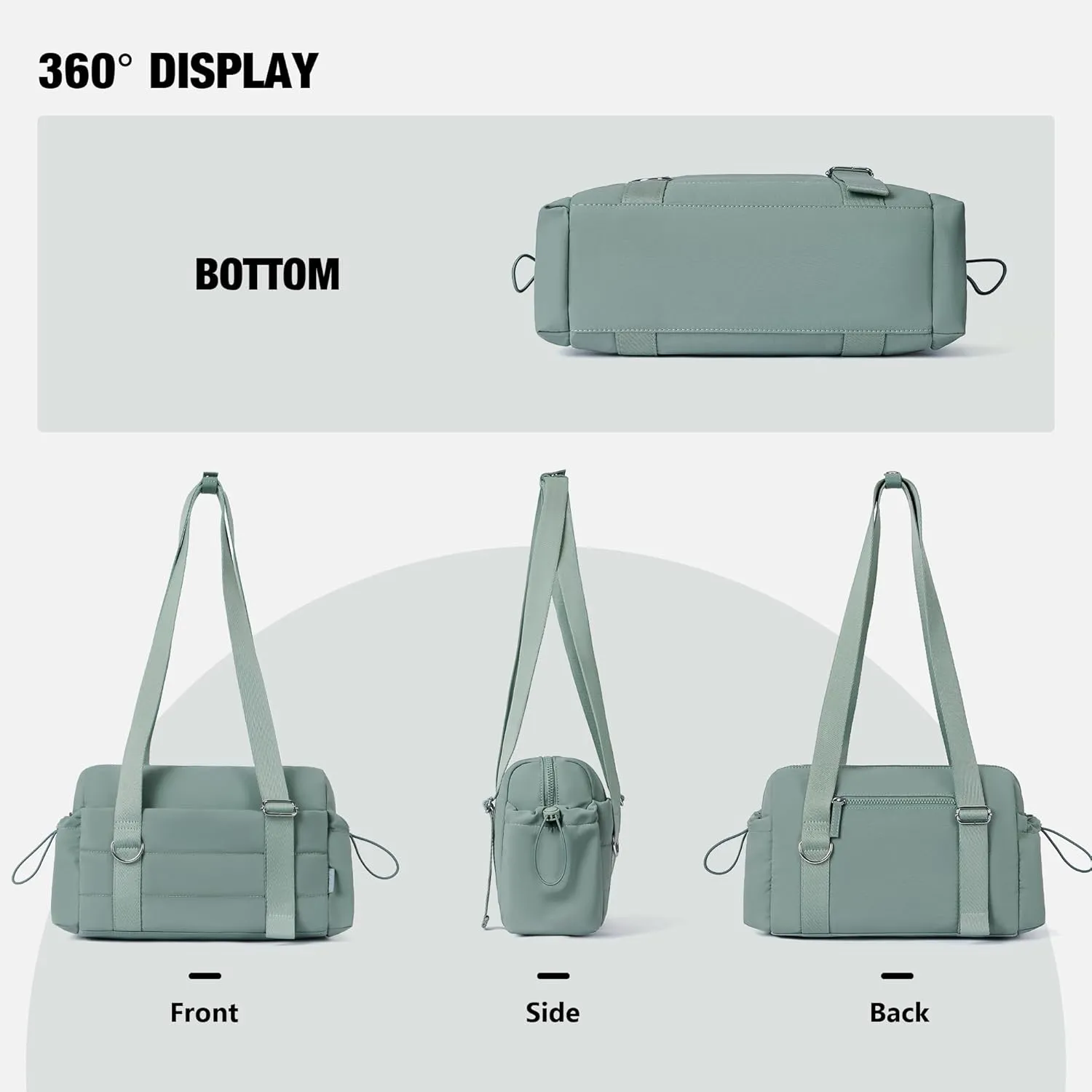 Small Gym Bag for Women 2 Set Mini Gym Duffle Bag with Wet Compartment and Coin Wallet, Gym Tote Bag for Workout/Sport/Travel