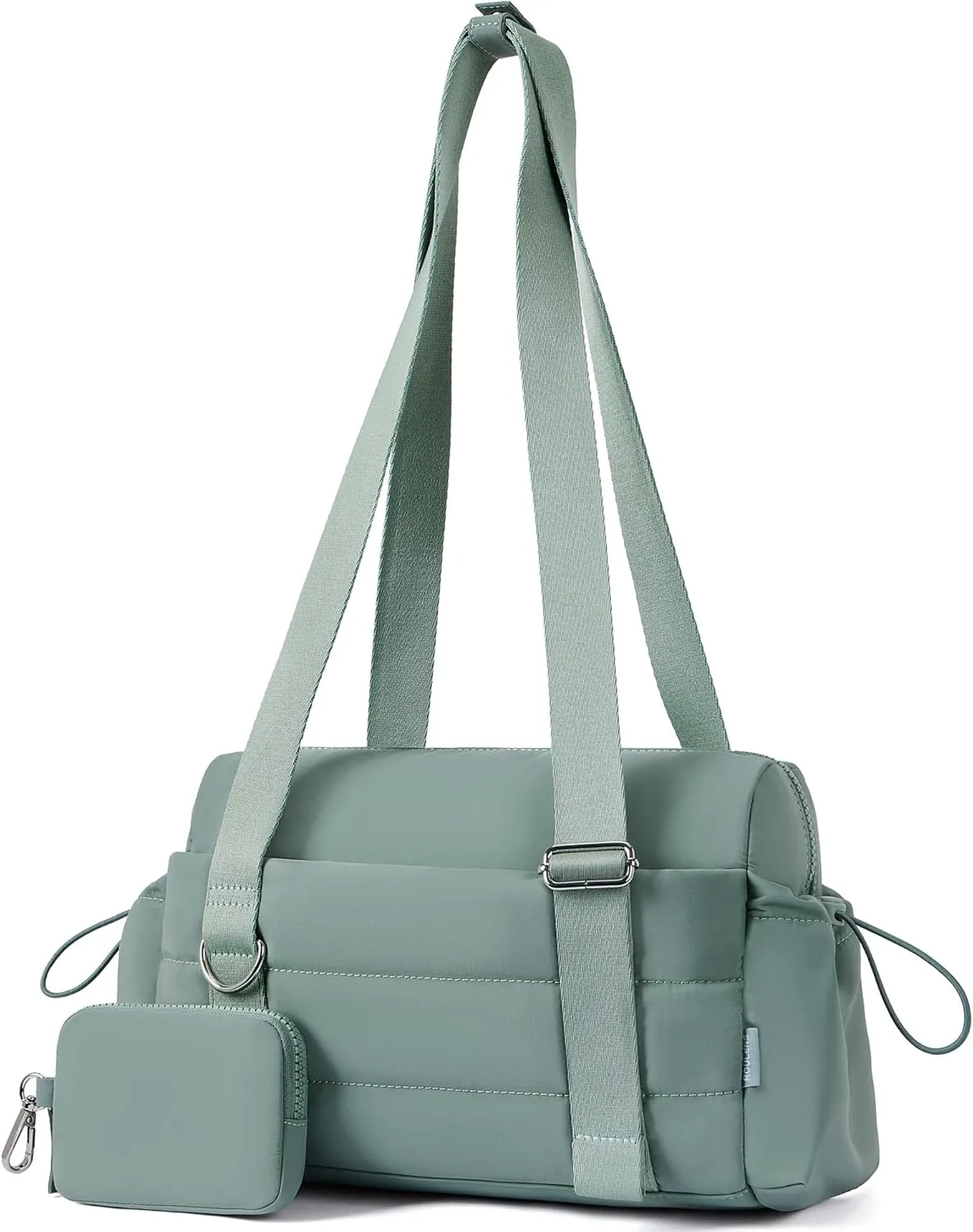 Small Gym Bag for Women 2 Set Mini Gym Duffle Bag with Wet Compartment and Coin Wallet, Gym Tote Bag for Workout/Sport/Travel