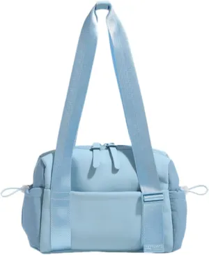 Small Gym Bag for Women, Mini Crossbody Gym Duffle Bag with Wet Compartment, Carry on Gym Tote Bag for Workout Dance Sport Trave (blue)