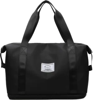Small Gym Bag, Large Capacity Travel Bag, Dry and Wet Separation Gym Bag for Swimming, Duffel Bags for Sports and Weekend Travel, Lightweight Overnight Bags for Men and Women, Commuters&Everyday Bag