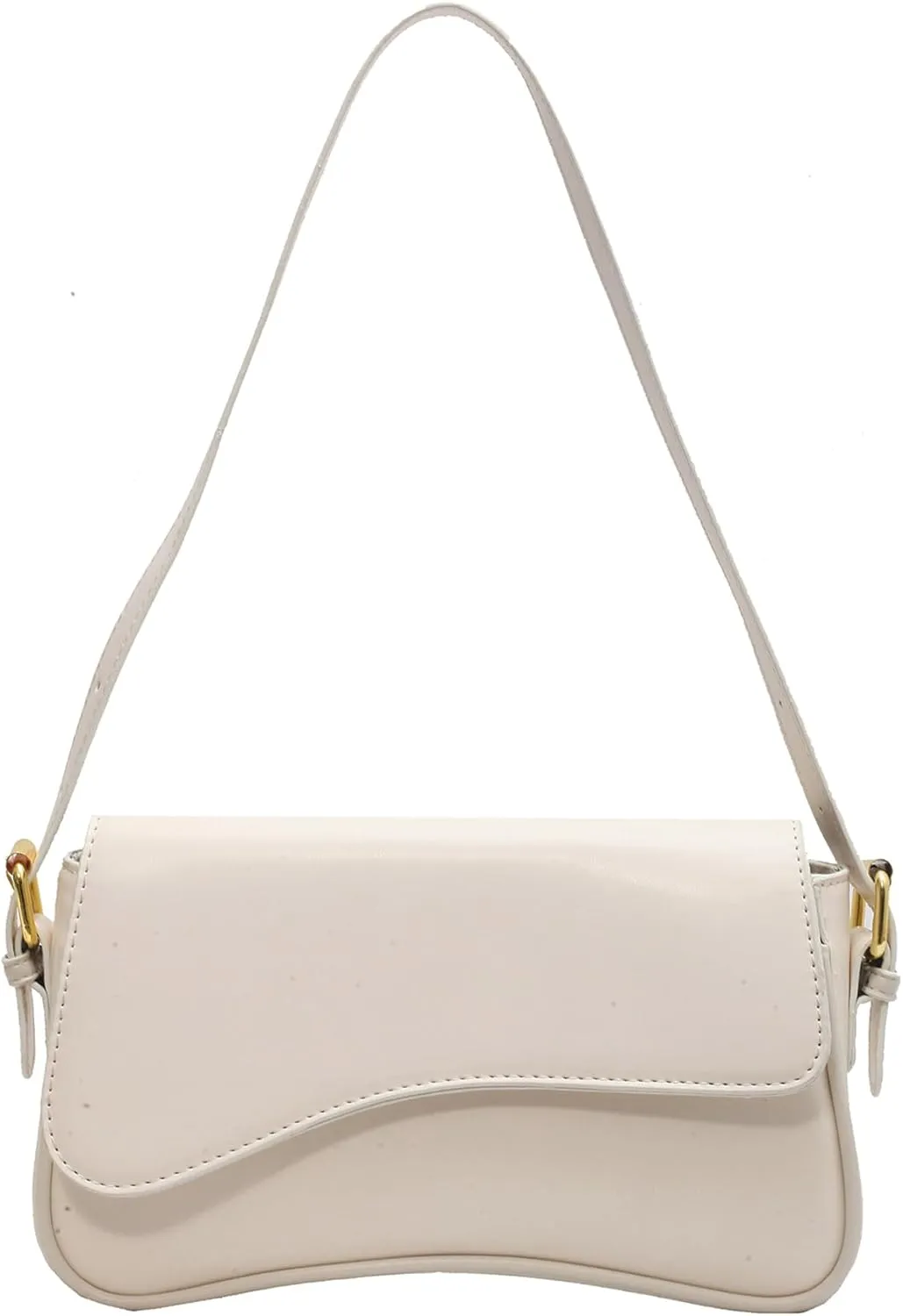 Small Shoulder Bag for Women Clutch Hobo Purse with Zipper Crossbody Purse Retro Vegan Leather Tote Handbag