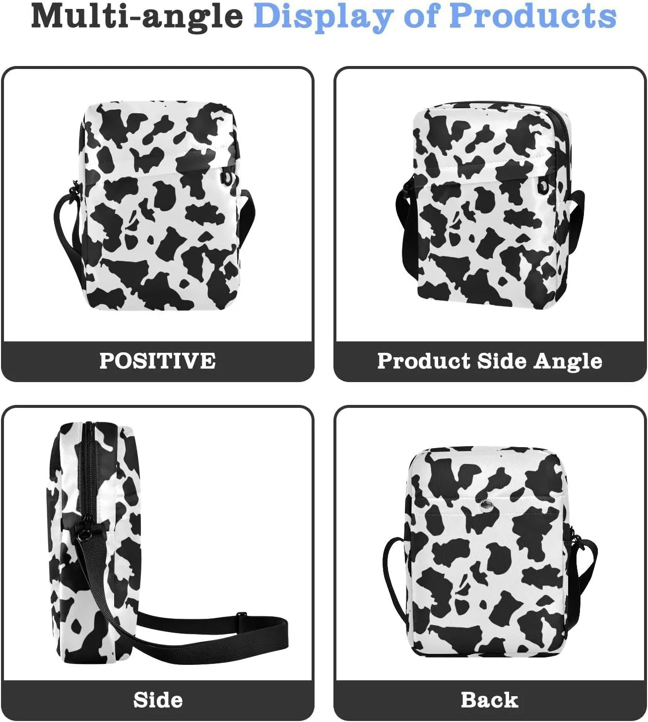Small Shoulder Messenger Bags Women and Men Mini Adjustable Crossbody Handbag