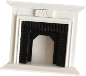 Sosoport Cute Miniature Doll House Accessories 1:12 Scale Fireplaces Furniture Ideal for Boys and Girls Room Decor