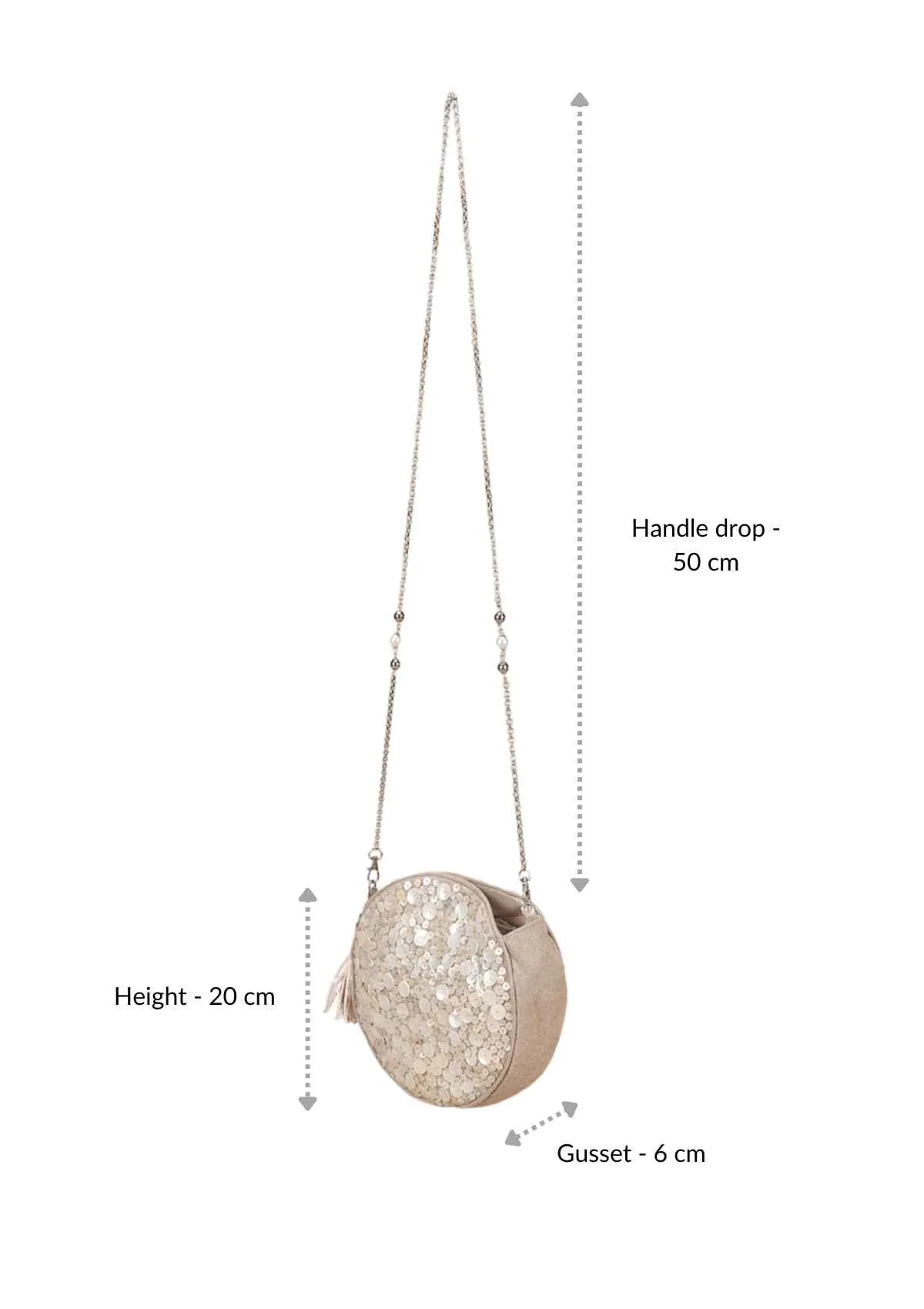 Sparkling Mother of Pearls HandBag