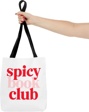Spicy Book Club Tote Bag, Book Lover, Spicy Reads, Bookworm, Trendy Tote, Funny Book Club Accessories