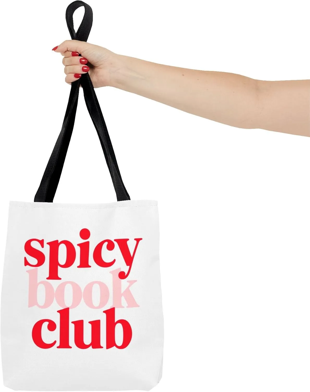 Spicy Book Club Tote Bag, Book Lover, Spicy Reads, Bookworm, Trendy Tote, Funny Book Club Accessories