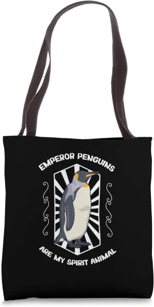 Spirit Animal Emperor Penguin Tote Bag