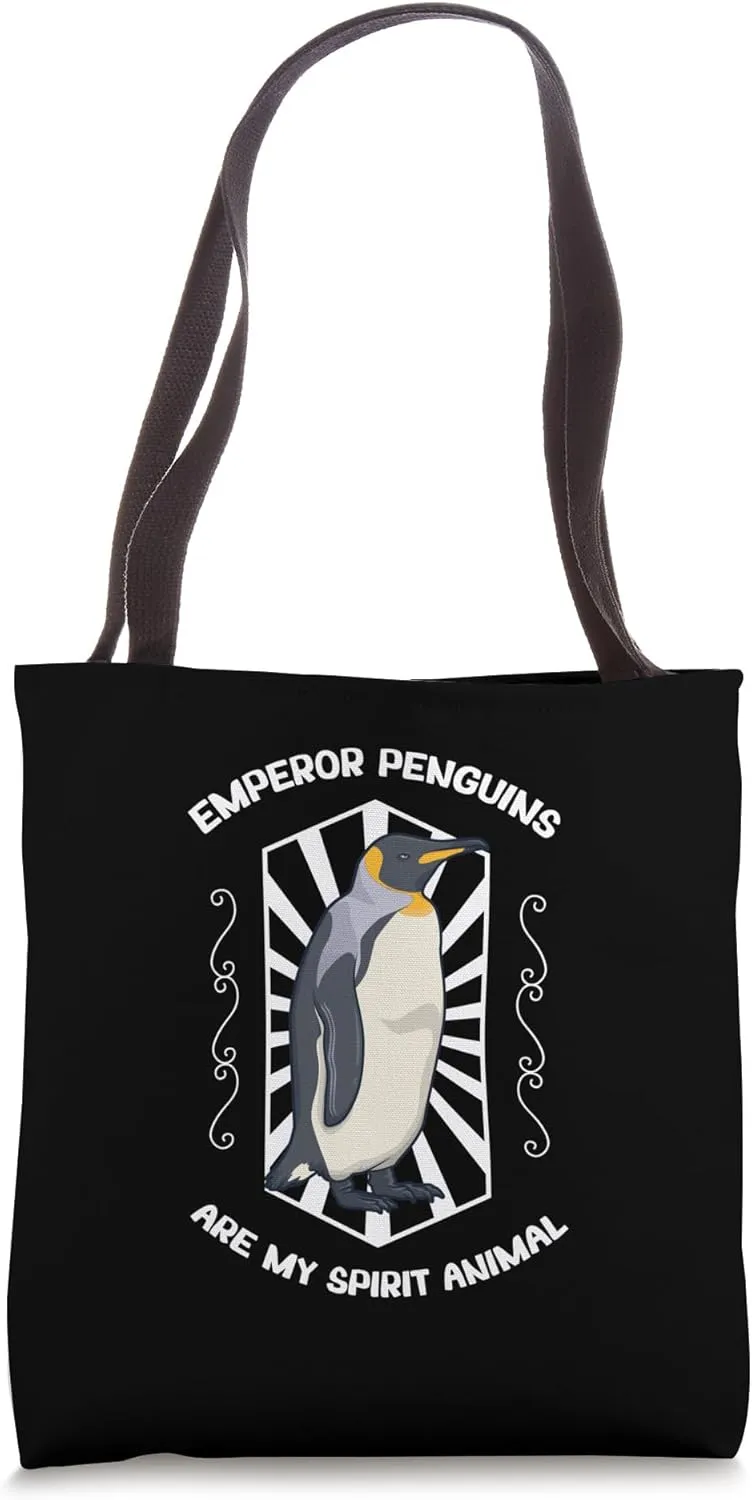 Spirit Animal Emperor Penguin Tote Bag