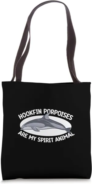 Spirit Animal Pacific White-Sided Dolphin Tote Bag