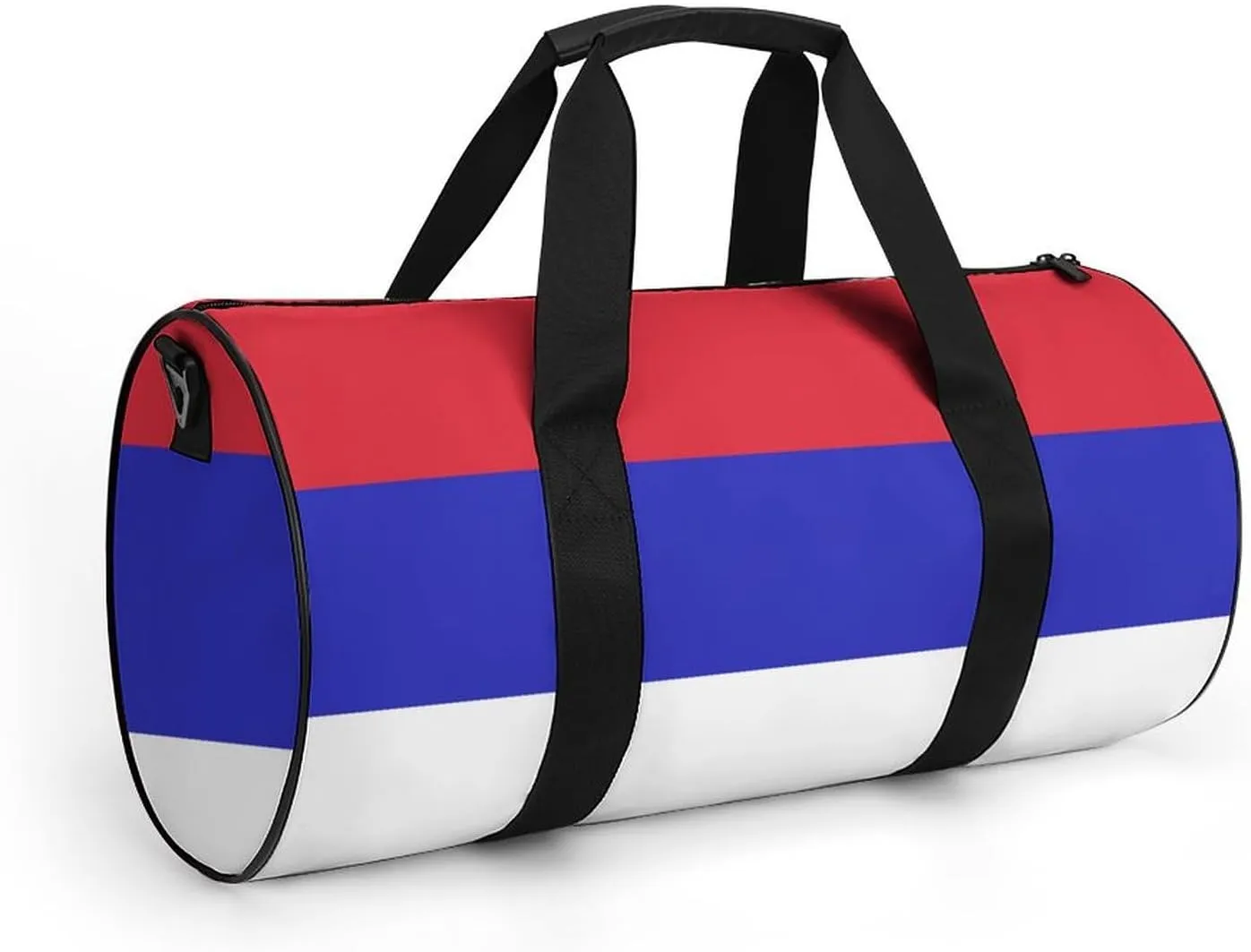 Srpska Flag Waterproof Sports Duffel Bag with Dry Wet Separation for Gym Beach Travel