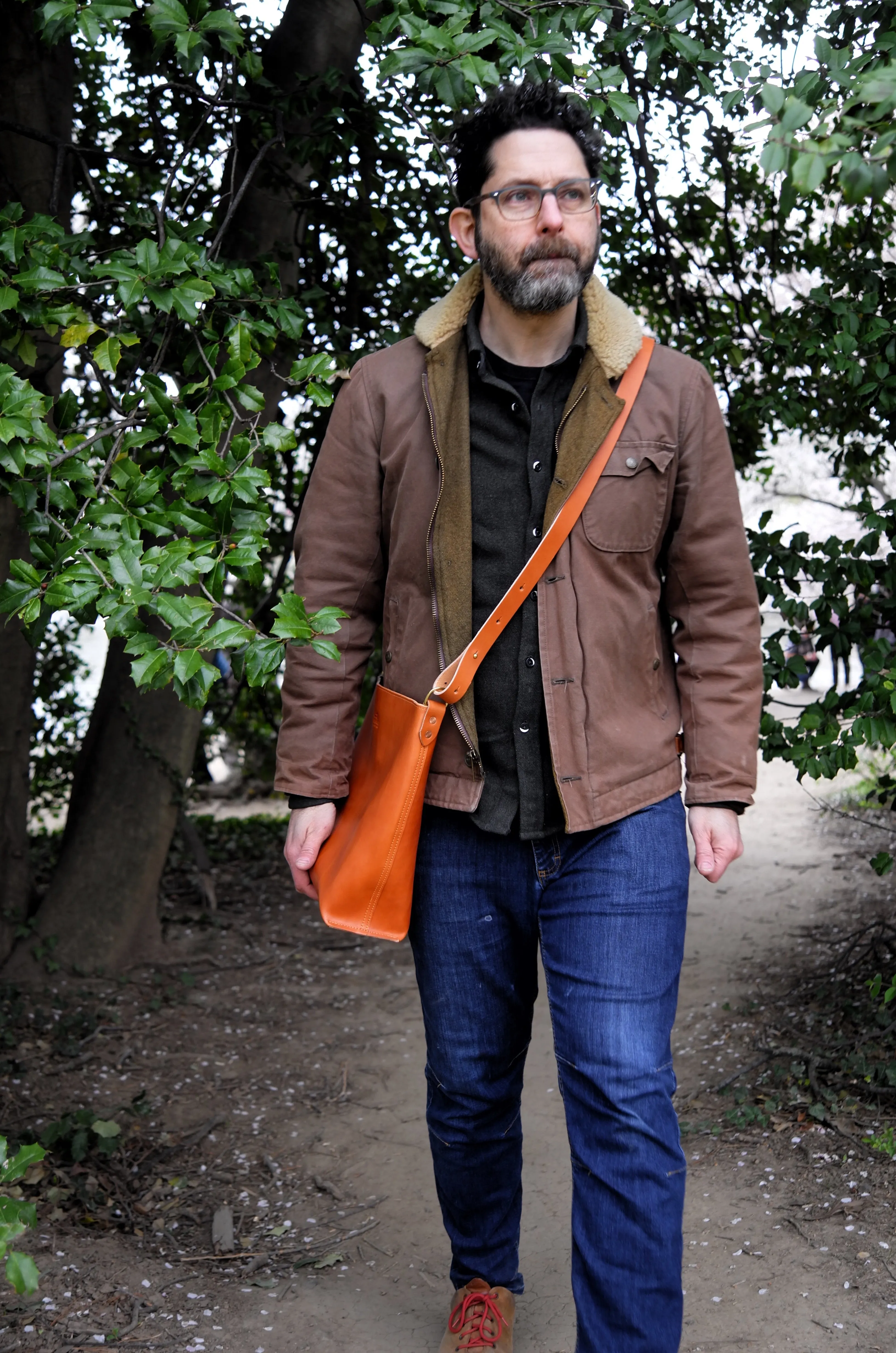 Station Tote in Tumbled Tan