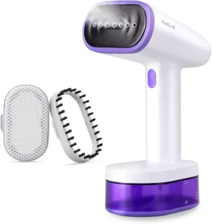 Steamer for Clothes, Portable Clothes Steamer Handheld, Strong Penetrating Travel Garment Steamer with 2 Steam Levels, Convenient Clothing Steamer with Brush for Home, Office and Travel
