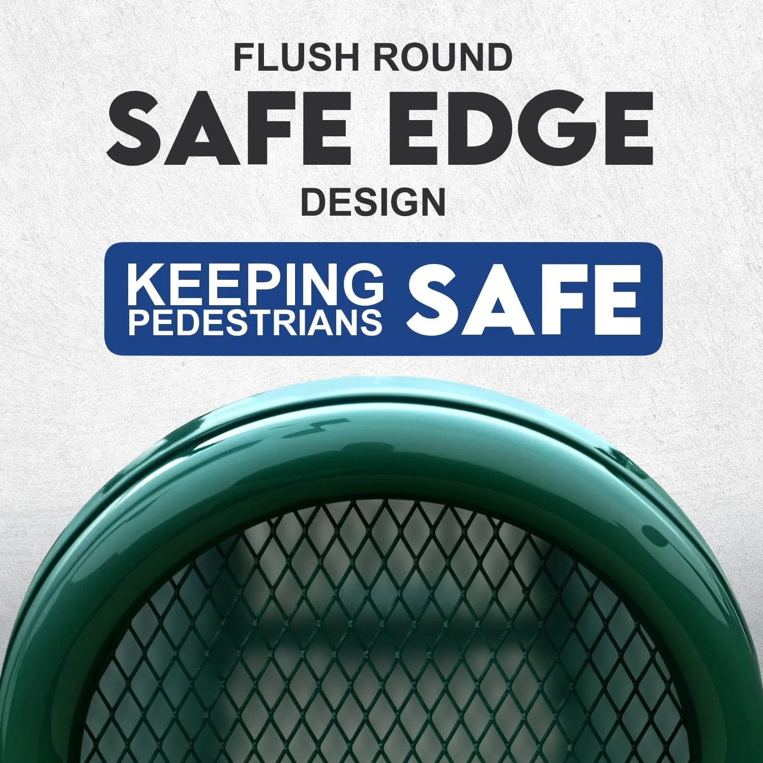 Steel Protection Backflow Preventer Security Cage for Outside - Small - Green - Guardian Enclosures - Dimensions, Wet Installation (Anchors for Pouring Concrete)