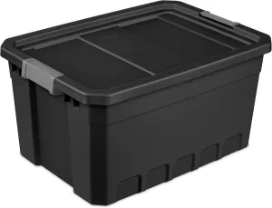 Sterilite Tote Stacker Black 19GA 14869006