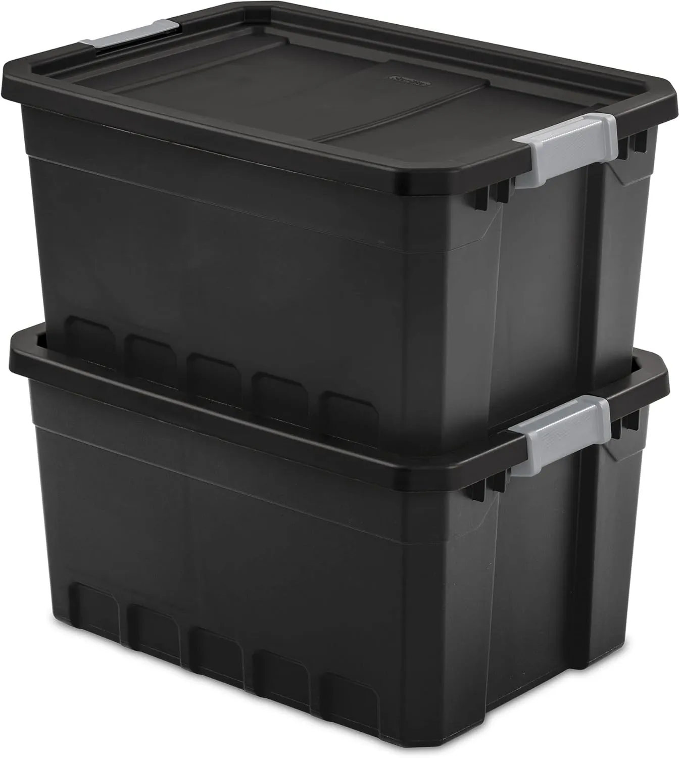 Sterilite Tote Stacker Black 19GA 14869006