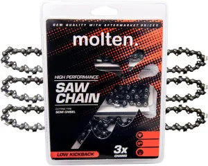 Stihl Chainsaw Chain 16 Inch Fits Stihl MS170 Chain, MS 170, 61 pmm3 55 Replacement, MS 170, MS180C Chain, MS 180, MS171, 3/8'' LP Pitch, .043'' Gauge, 55 Drive Links
