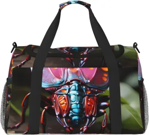 Strange Insects Hand Travel Bag.Fashionable Design, Large Storage Capacity, Suitable For Business Trips And Short Trips.