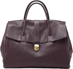 Stylish Genuine Leather Tote Bag for Women - Lightweight Underarm Commuter Purse | Elegant Designer Handbag