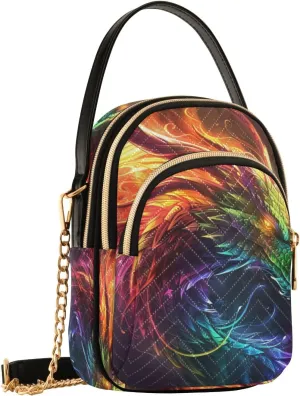 SUABO Crossbody Bag for Women, Cute Phone Purse Detachable Chain Bag Shoulder Handbag Wallet
