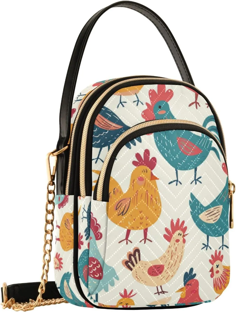 SUABO Crossbody Bag for Women, Cute Phone Purse Detachable Chain Bag Shoulder Handbag Wallet