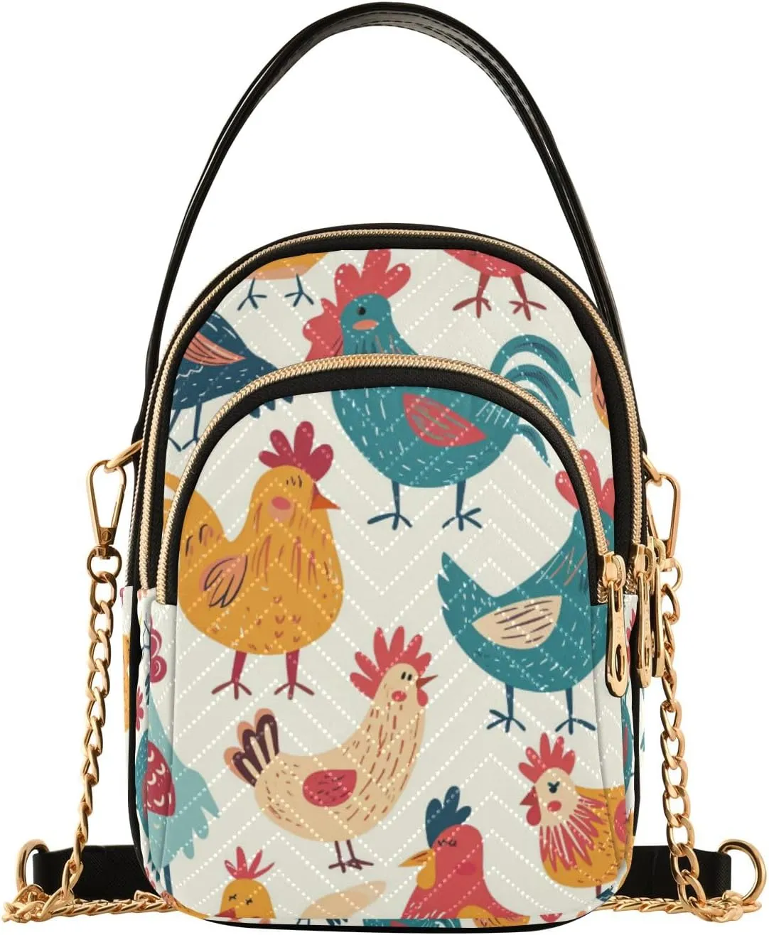SUABO Crossbody Bag for Women, Cute Phone Purse Detachable Chain Bag Shoulder Handbag Wallet
