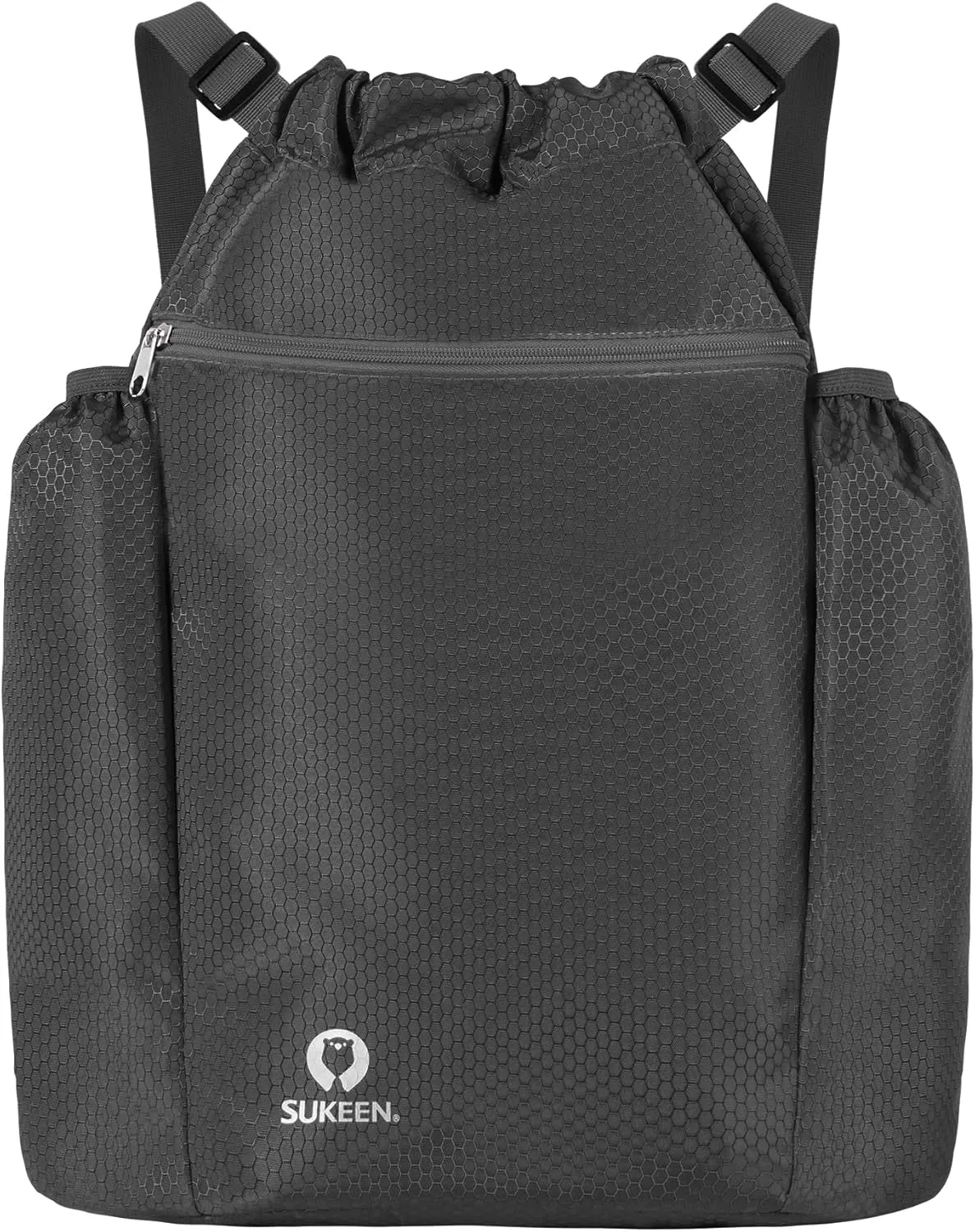 Sukeen Drawstring Backpack Swim Bag Lightweight String Backpack for Beach Pickleball Swimming Pool Gym Workout Gear Sport