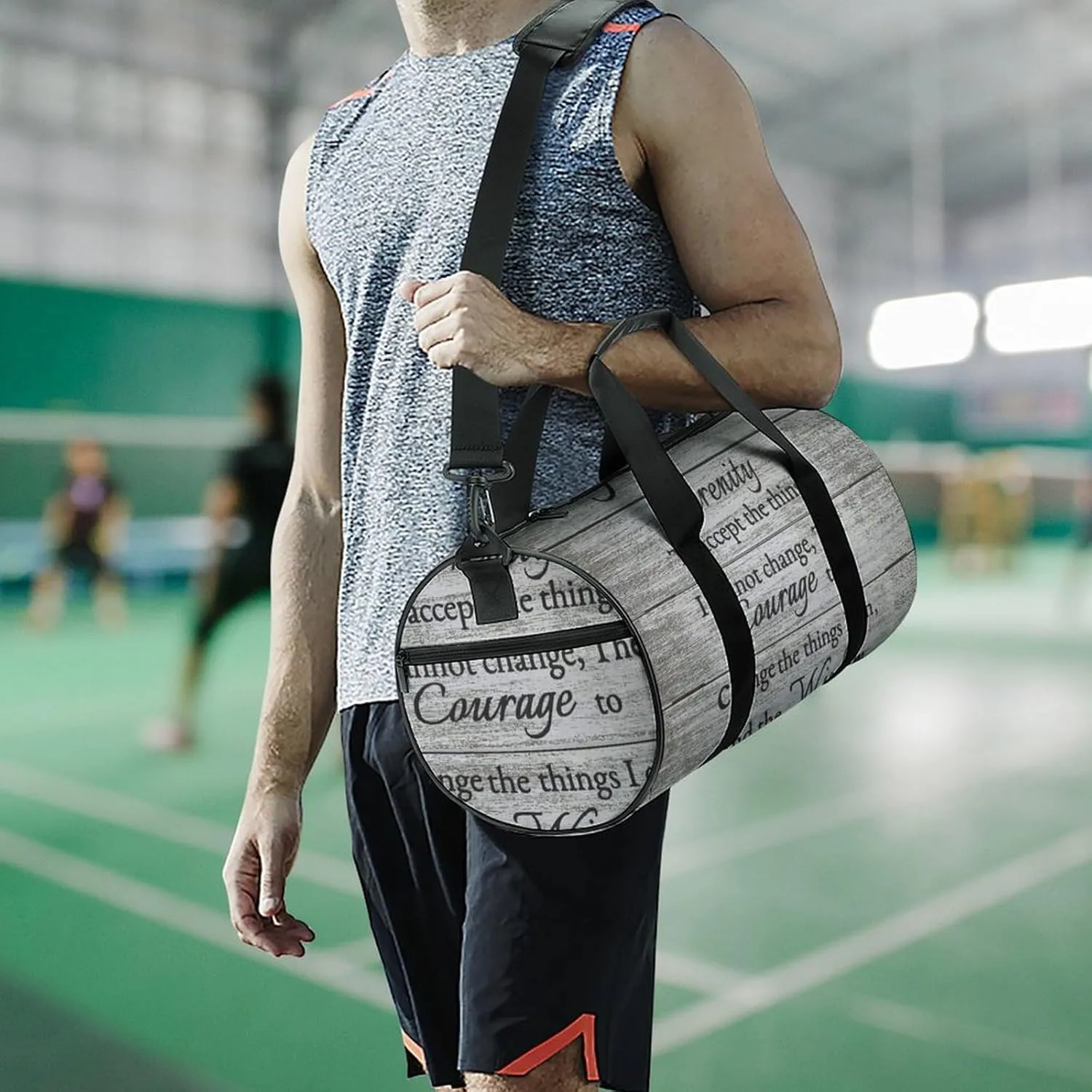 Summer Gold Pineapple Fitness Bag Waterproof And Stain Resistant Suitable for Unisex