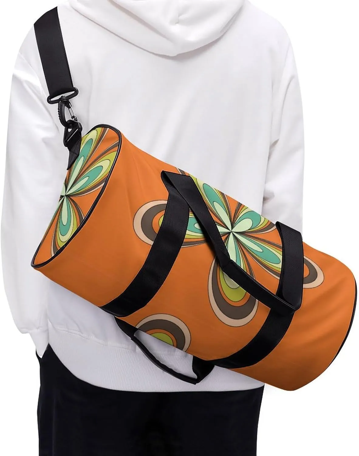 Summer Gold Pineapple Fitness Bag Waterproof And Stain Resistant Suitable for Unisex