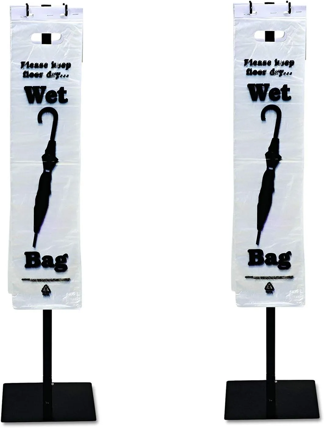 Tatco 57010 Wet Umbrella Bag, 7w x 31h, Clear, 1000/Box (Pack of 2)
