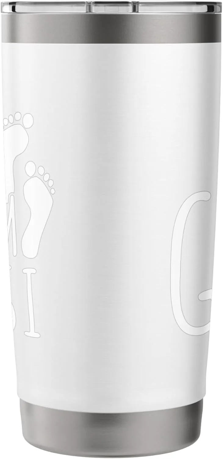 Team Gassi T-Shirt for Walking Jogging Morning Round Slogan Stainless Steel Insulated Tumbler