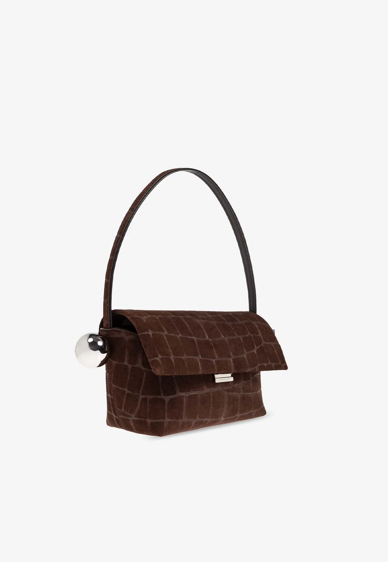 The Rond Carré Suede Shoulder Bag