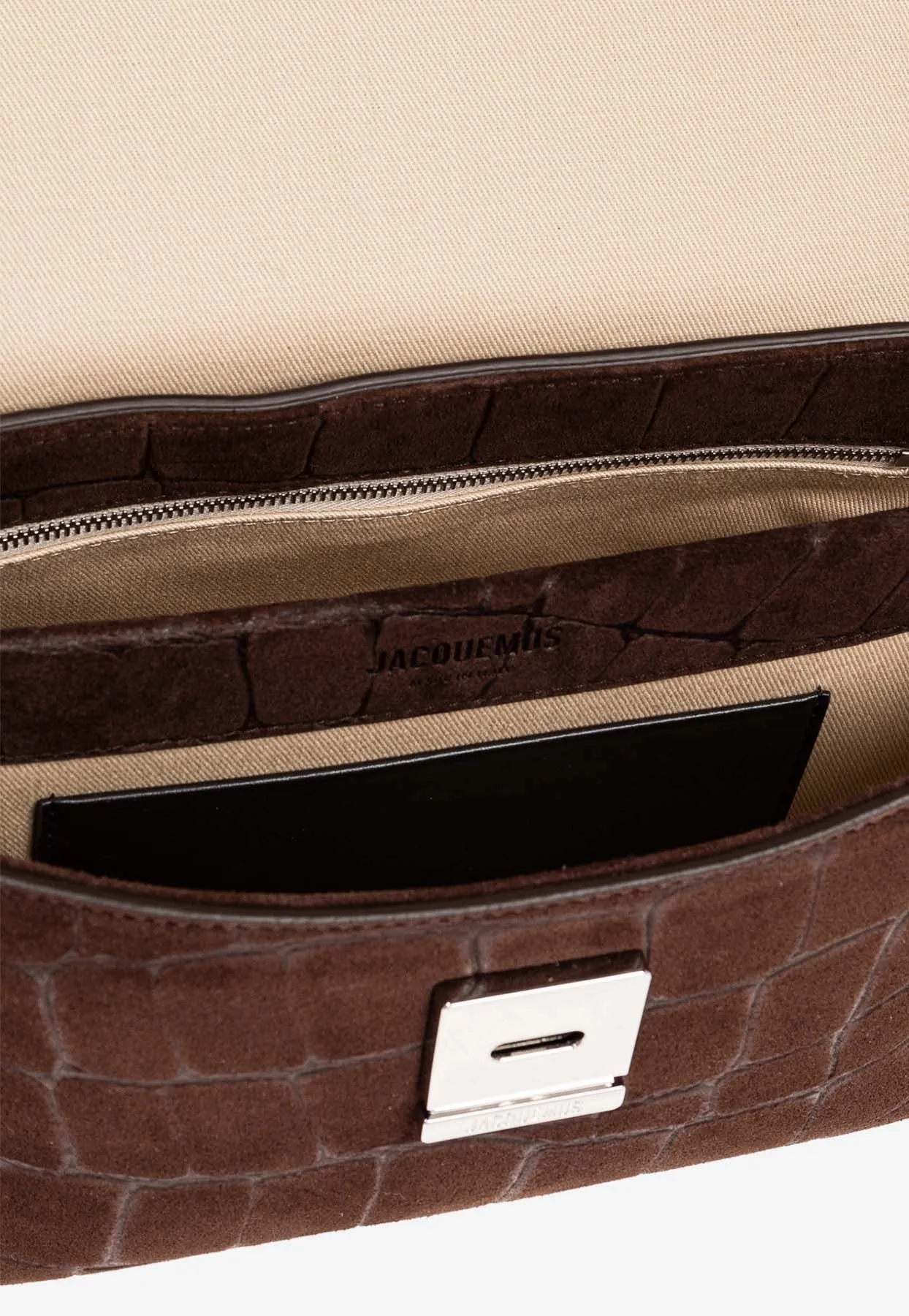 The Rond Carré Suede Shoulder Bag