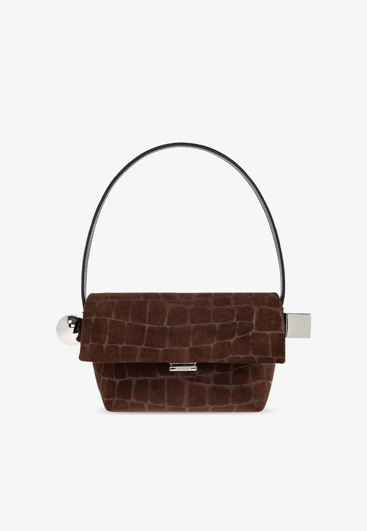 The Rond Carré Suede Shoulder Bag