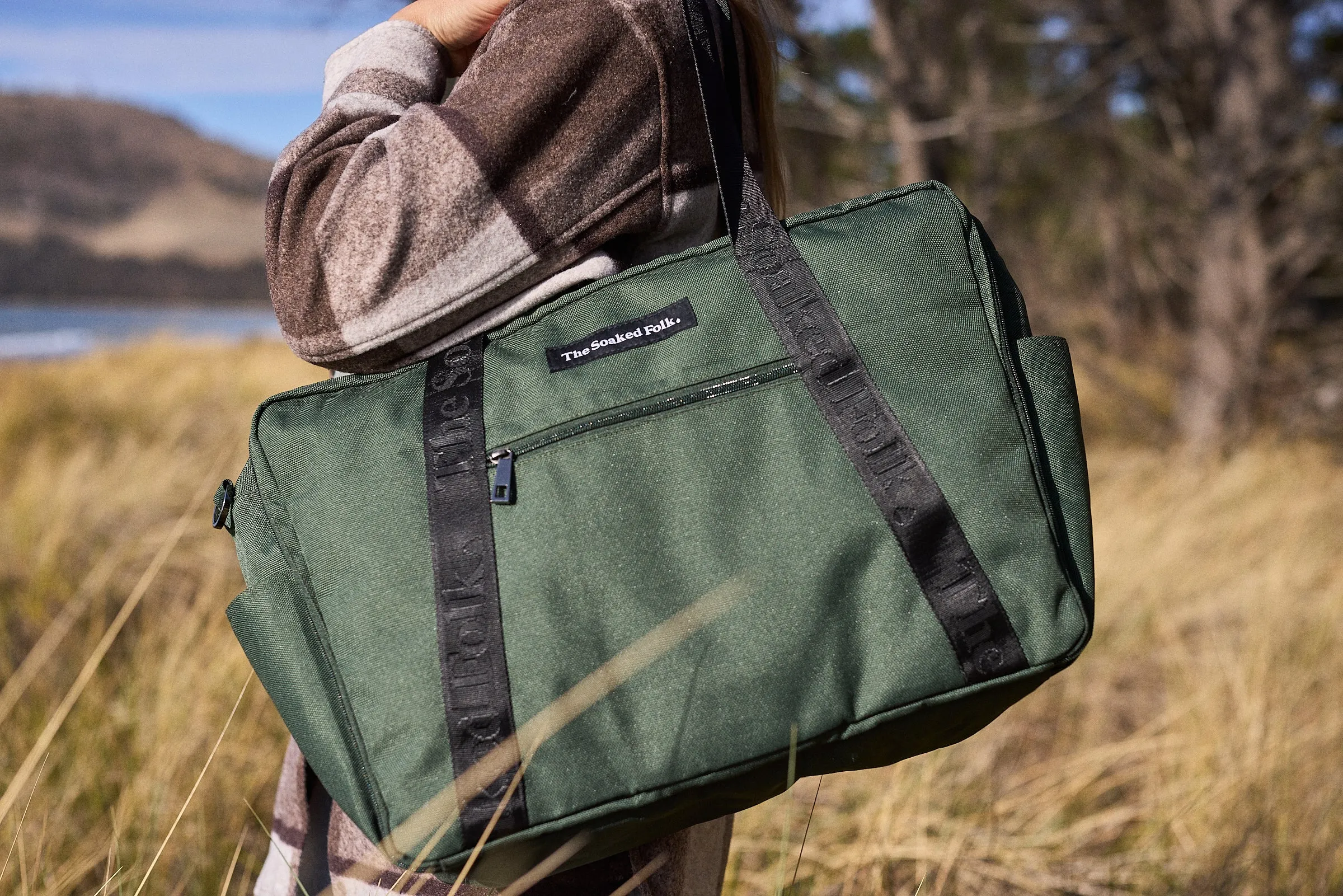 The Soaked Tote - Forest Green
