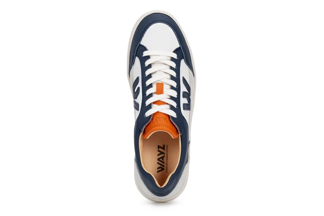 THE WANDERER SNEAKERS - White Blue Orange