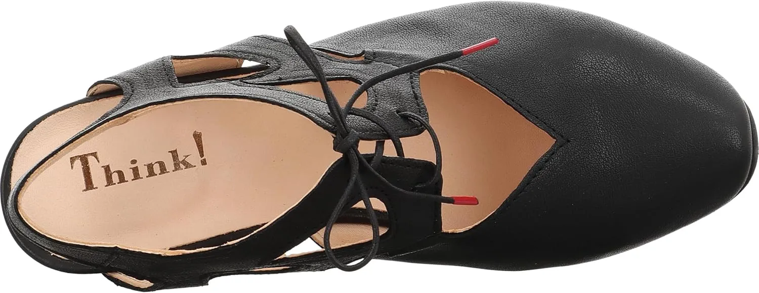 Think! Women's Aida Chrome-Free Tanned Sustainable Slingback Pumps