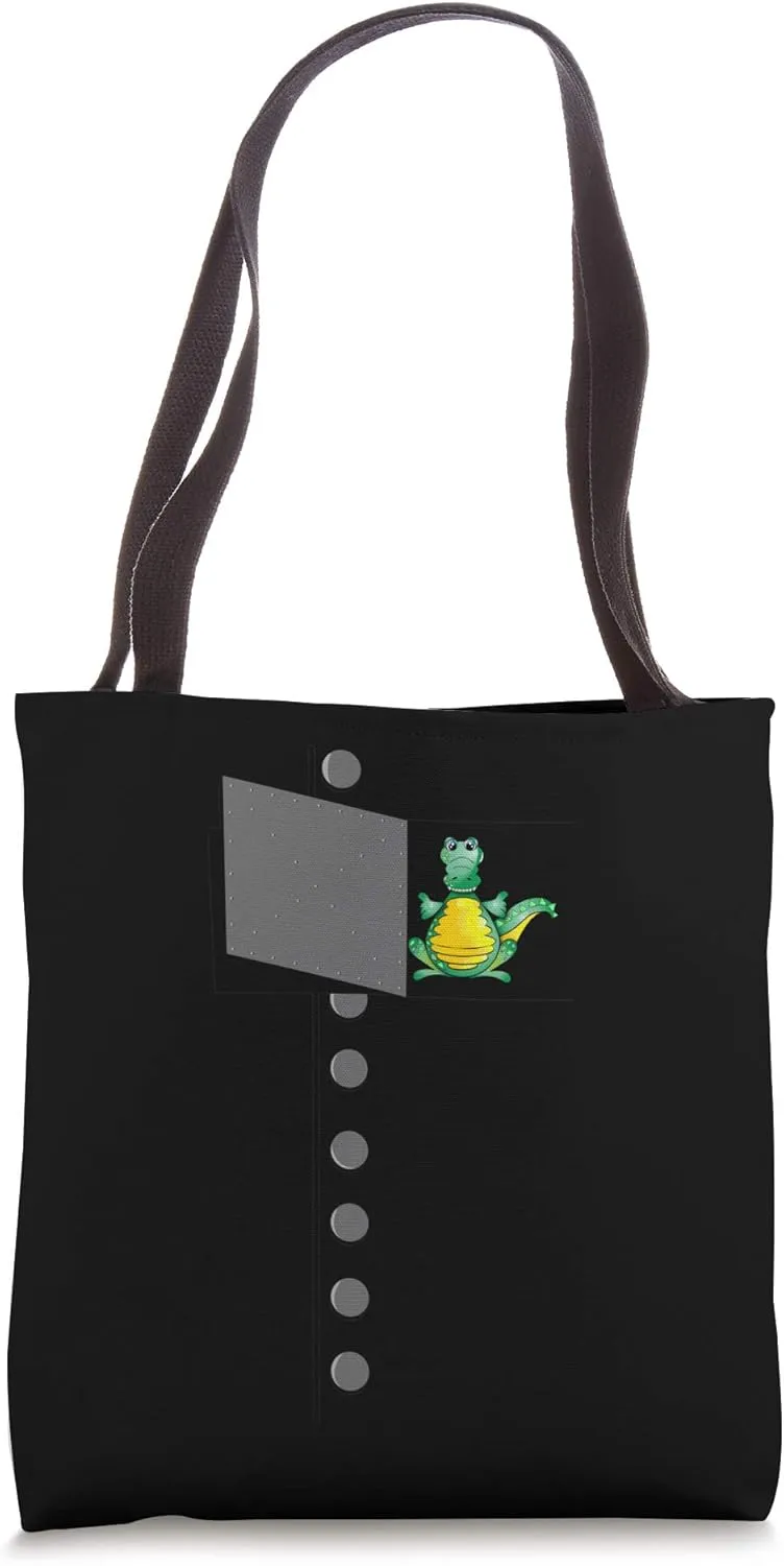 Tin Man Crocodile Dragon Inside Funny Cute Christmas Gift Tote Bag
