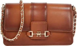 Tommy Hilfiger Heritage Leather Bag with Chain Crossbody Strap