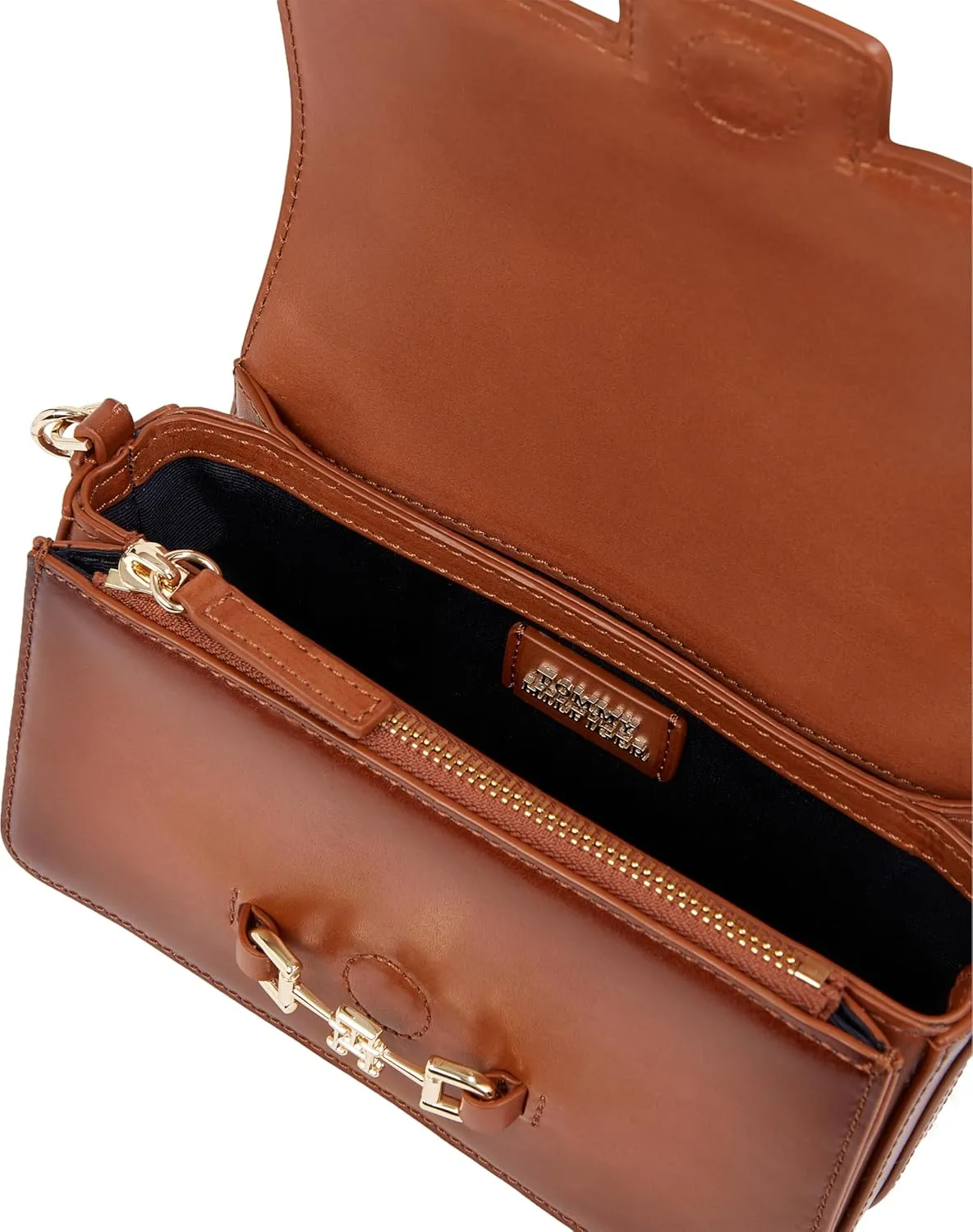 Tommy Hilfiger Heritage Leather Bag with Chain Crossbody Strap