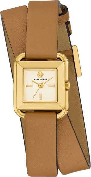 Tory Burch Women's Kira Square Stainless Steel Bracelet Watch