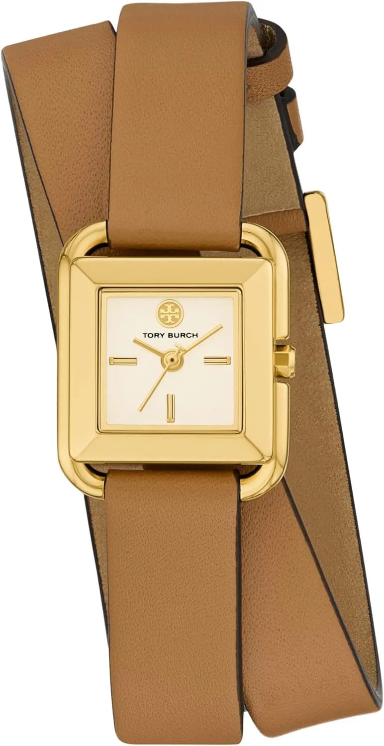 Tory Burch Women's Kira Square Stainless Steel Bracelet Watch