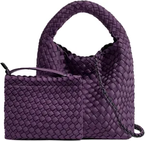 Tote for Women, Ladies Crossbody Handbag, Trendy Shoulder and Bucket Bag, Top-handle Tote Hobo Satchel with Purse