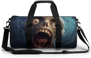 Travel Duffel Bag Weekender Bags for Men Women Large Capacity Overnight Bags Monster Scream Travel Sports Gym Bag Canvas Carry On Tote Bags for Travel Yoga