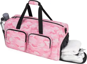 Travel Duffel Bags 65L,Gym Bag, Travel Bag, Duffle Bag Women, Foldable Overnight Weekender Bags for Women & Men with Adjustable Shoulder Strap