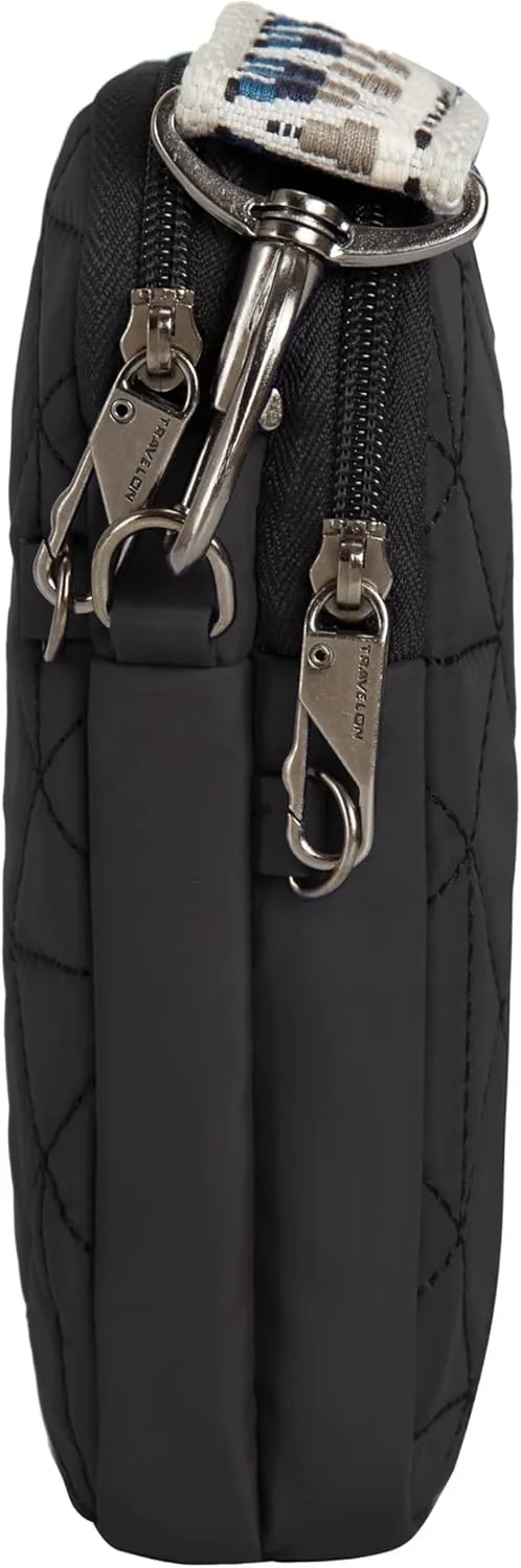 Travelon Anti-Theft Boho 2 Compartment Phone Crossbody