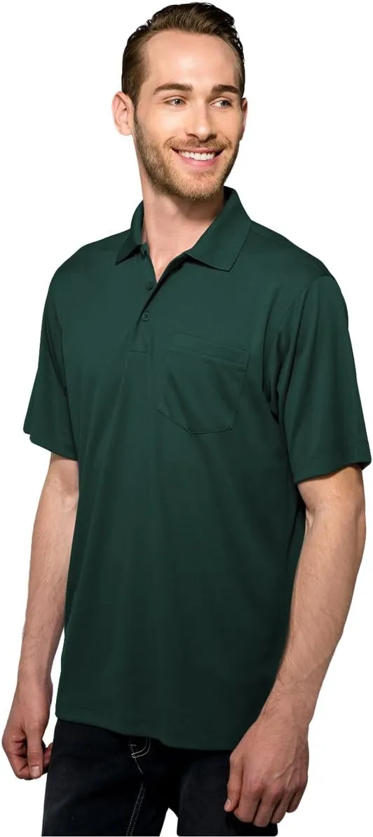 Tri-Mountain Men's Polyester Shirt W/Pocket